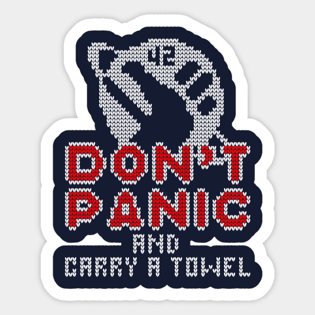 Don't Panic Sticker by maped